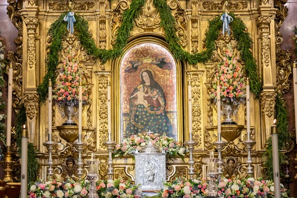 Huelva Spain September 2020 Altar Sanctuary Virgen Cinta Day Her — Stock Photo, Image