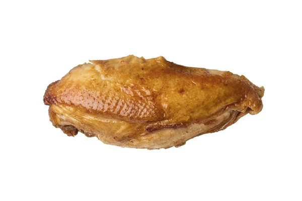 Petto Pollo Grigliato Con Crosta Dorata Oggetto Isolato — Foto Stock