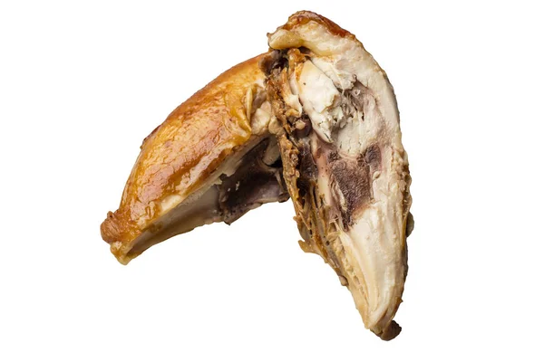 金皮と鶏胸肉のグリル 孤立オブジェクト — ストック写真
