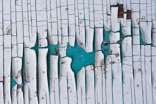 Eski Boya Ahşap Kapı Kırık Farklı Renklerde Boya Katmanları Doku — Stok fotoğraf