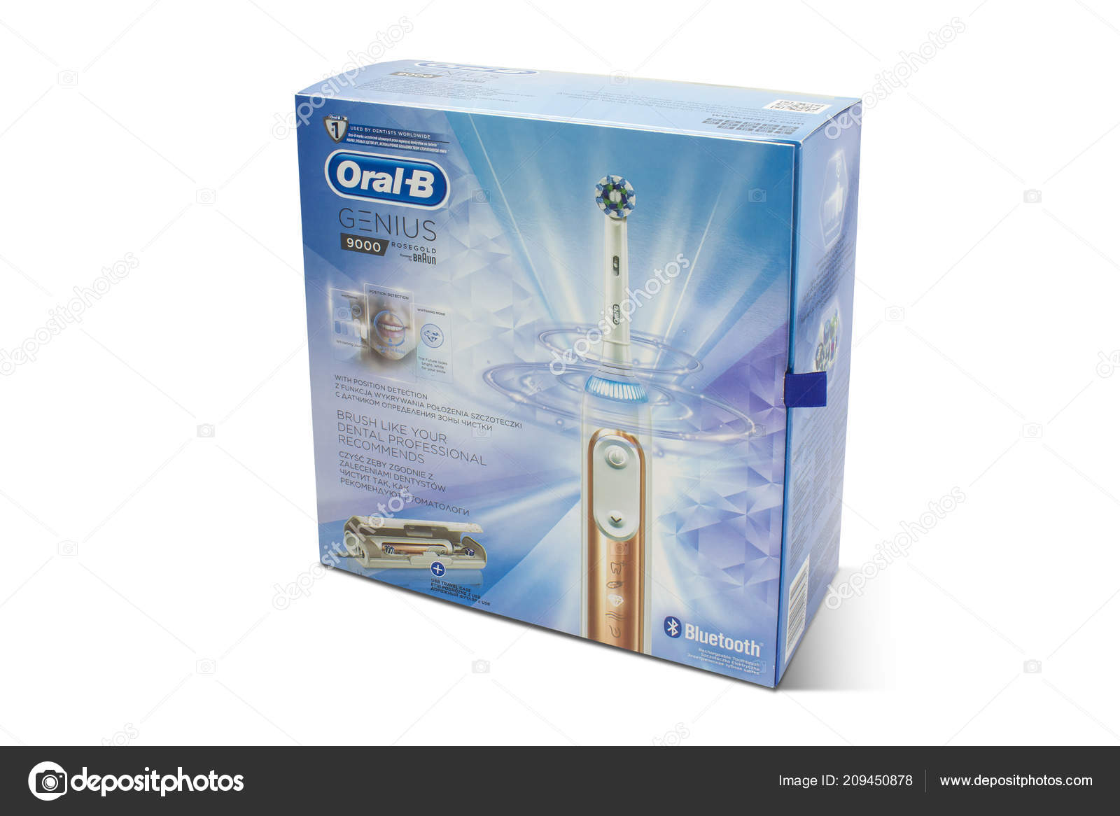Novosibirsk Russia January 18 Packaging Oral Genius 9000 Powered Braun Stock Editorial Photo C Art Rich