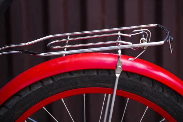 Part Bicycle Wheel Trunk Copy Space — Stock Photo, Image