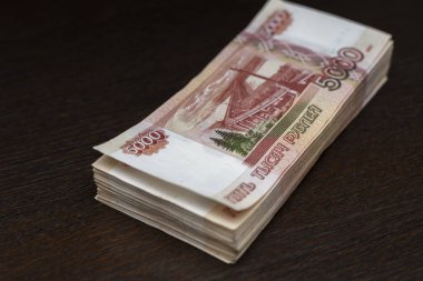 Beş bininci mezhepleri kopya alanı ile yığını  