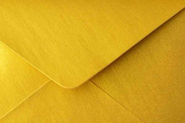 Fundo Abstrato Cor Dourada Envelope Detalhe Perto Espaço Cópia — Fotografia de Stock