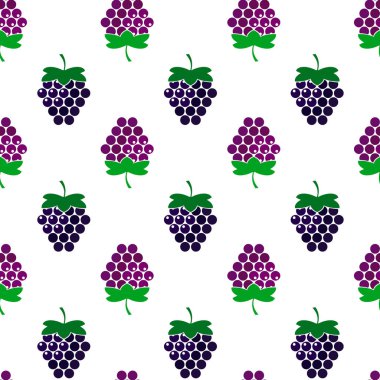 BlackBerry çilek. Vektör sorunsuz arka plan illüstrasyon