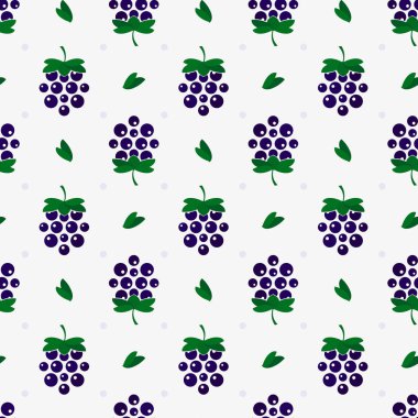 Ahududu yaprakları ile. Vektör sorunsuz arka plan illüstrasyon