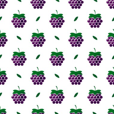 Vektör sorunsuz blackberry çilek arka plan