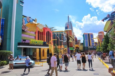 Orlando, Florida: 29 Eylül 2016: Universal Studios Islands of Adventure Theme Park in Orlando, Florida