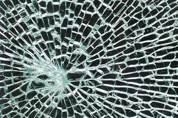割れたガラス ひび割れた窓の背景 背景テクスチャ — ストック写真