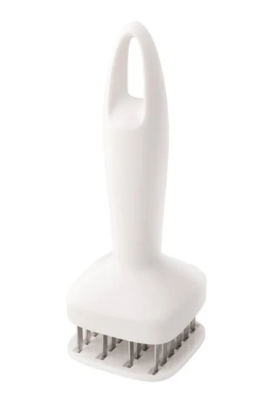 Hand Meat Tenderizer Fundo Branco Objeto Isolado — Fotografia de Stock