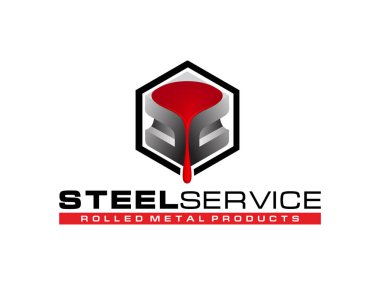 Logo çelik servisi. Haddelenmiş metal ürünler