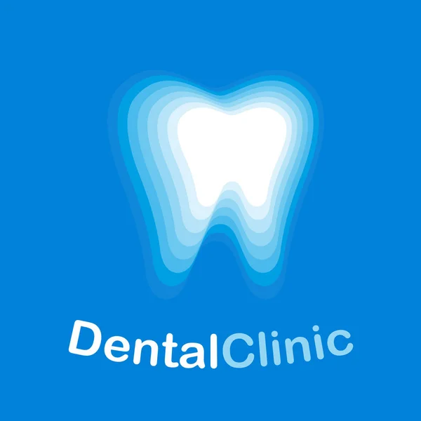 Plantilla Logotipo Del Concepto Clínica Salud Dental Ilustración Vectorial — Vector de stock