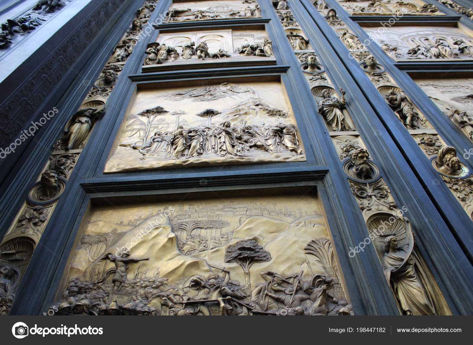 Ghiberti Paradise Baptistery Bronze Door Duomo Cathedral Florence