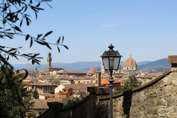 Florenz Panorama Stadtsilhouette Florenz Italien — Stockfoto