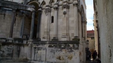 Split, Hırvatistan 20 Ekim 2017 çan kulesinde ile Saint Domnius katedral