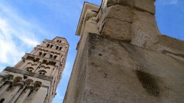 Split, Hırvatistan çan kulesinde ile Saint Domnius katedral