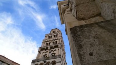 Split, Hırvatistan çan kulesinde ile Saint Domnius katedral