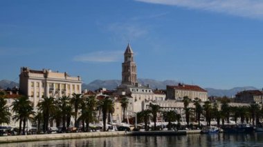 Hırvatistan 'ın Split kentinin panoramik görünümü