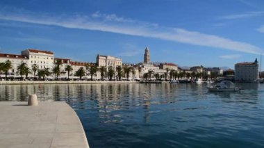 Split, Hırvatistan doğru yelken tekne