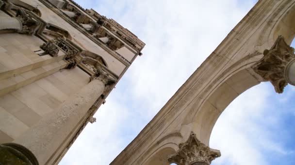 Catedral São Domnius Split Dia Ensolarado Croácia — Vídeo de Stock