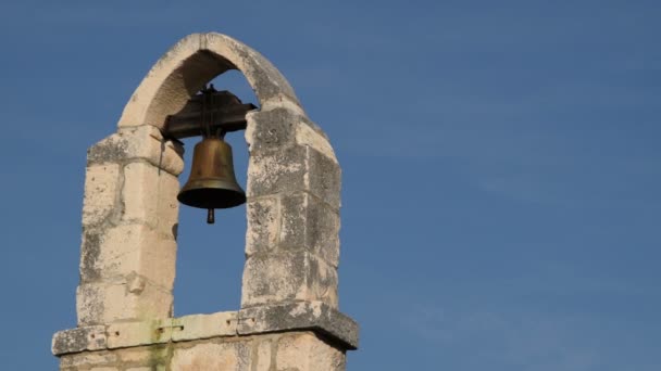 Колокол Святой Николы Сплит Хорватия — стоковое видео