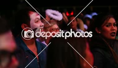 8 in 1 kostümleri mutlu Halloween.People dans kulübü 31 Ekim 2016, New York, ABD Cadılar Bayramı partisinde