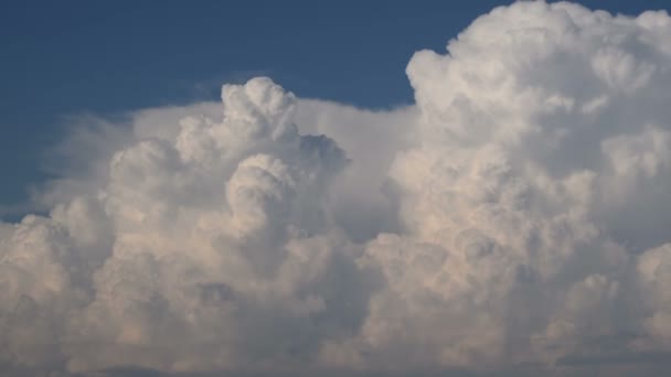 Cielo Azul Con Nubes Blancas — Vídeo de stock