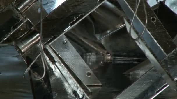 の液体亜鉛 亜鉛めっき鋼板 — ストック動画