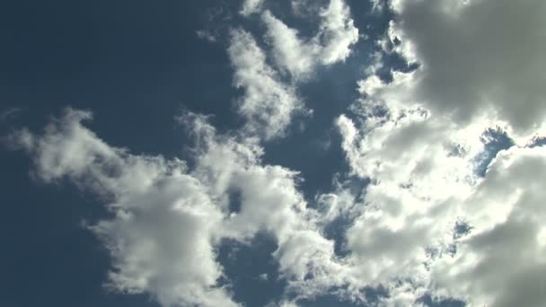 Blauer Himmel Bewegter Wolken — Stockvideo