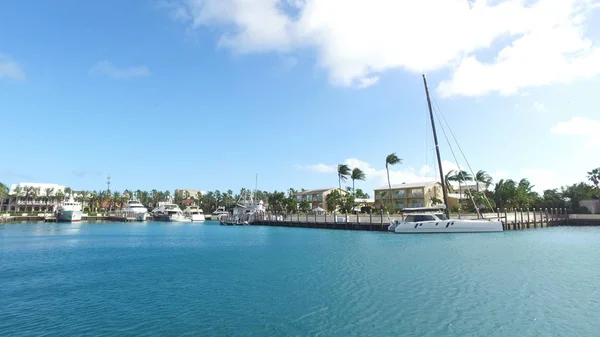 Yates Atlantis Marina Bahamas Nassau Paradise Island Atlantis Hotel — Foto de Stock