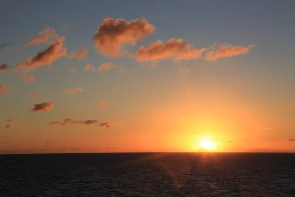 Západ Slunce Oceánu — Stock fotografie