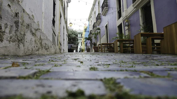 Ulice Starego Miasta San Juan Portoryko Sierpnia 2017 — Zdjęcie stockowe