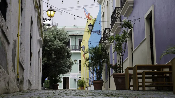 Ulice Starego Miasta San Juan Portoryko — Zdjęcie stockowe