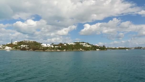 Krásný Slunný Den Hamilton Bermuda — Stock video