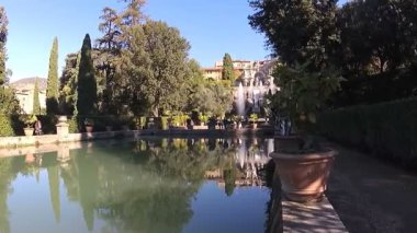 Fontane del Nettuno e dell' Organo Tivoli Villa D'este at - Roma - Kasım 2018