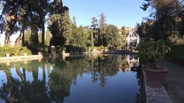 Fontane del nettuno e dell' villa d'este tivoli - roma - İtalya, organo