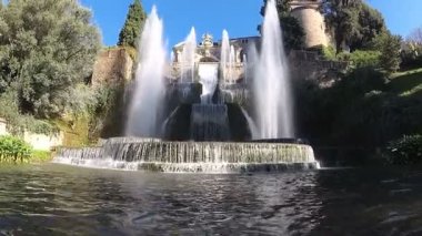 Fontane del Nettuno e dell' Organo Tivoli Villa D'este de refleks on su ile 