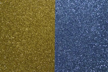 Mavi ve Altın parıltılı doku soyut arka plan