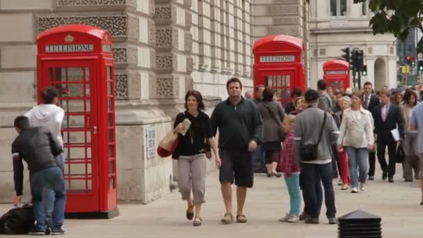 Outubro 2011 Londres Grã Bretanha Reino Unido Reino Unido Turistas — Vídeo de Stock