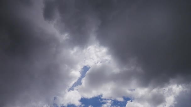 Dunkle Wolken Bedecken Den Himmel Beschleunigtes Video — Stockvideo