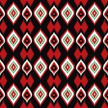 etnik seamless modeli. vektör çizim