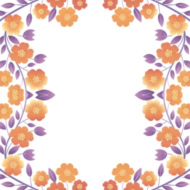 Çiçekli vektörsüz desen