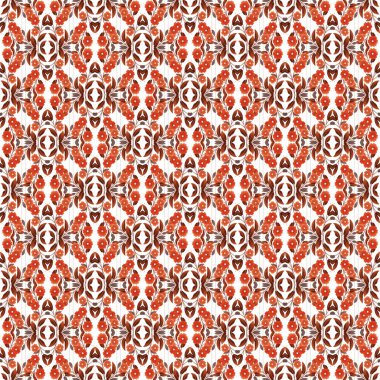 Dikişsiz soyut çiçek desenli