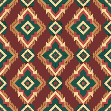 Etnik kabile geometrik desen tasarımı