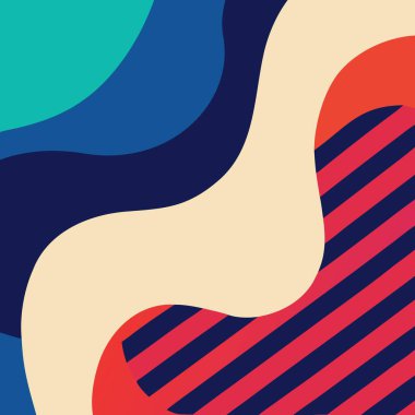 vektör renkli geometrik ve doku arkaplan deseni