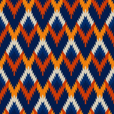 Turuncu, kahverengi ve beyaz çizgili dikişsiz desen.