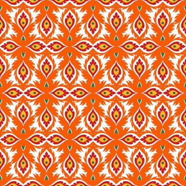 Etnik boho kusursuz desen. Yazdır. arka plan tekrarlanıyor. tekrarlanan arkaplan, duvar kağıdı, bez.