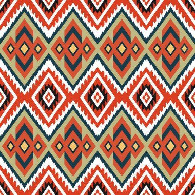 etnik seamless modeli. vektör çizim