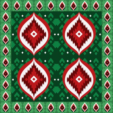 geometrik süslemeli vektörsüz desen