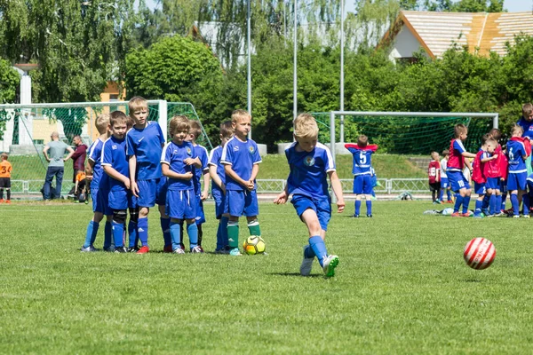 Shitik futbol çocuk Kupası, 19 Mayıs 2018 yılında Ozolnieki ', — Stok fotoğraf